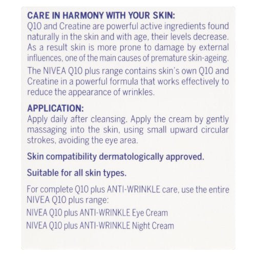 Nivea Q10 Plus Anti-Wrinkle Day Cream SPF 15