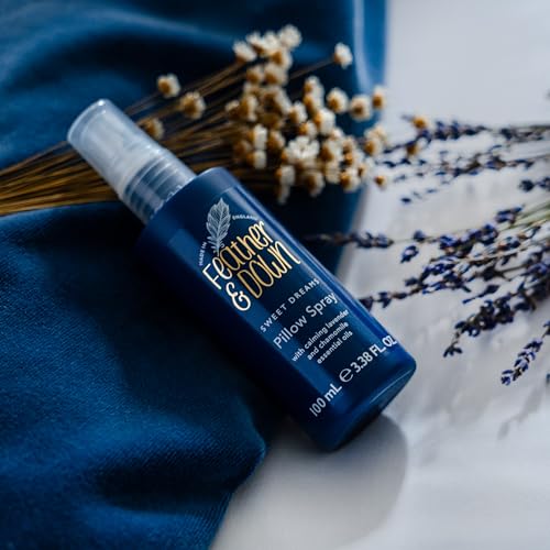 Feather & Down Sweet Dream Pillow Spray (100ml) - With Calming Lavender & Chamomile Essential Oils. Encouraging Calm, Tranquility & a Restful Night's Sleep.