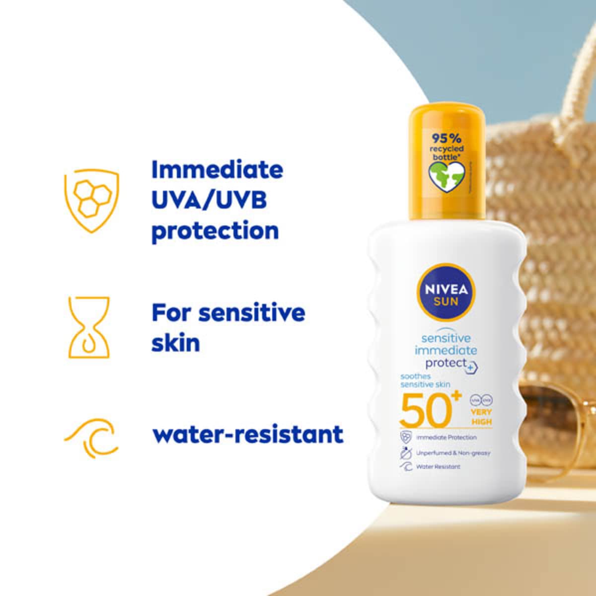 NIVEA SUN Protect & Sensitive Spray SPF 50