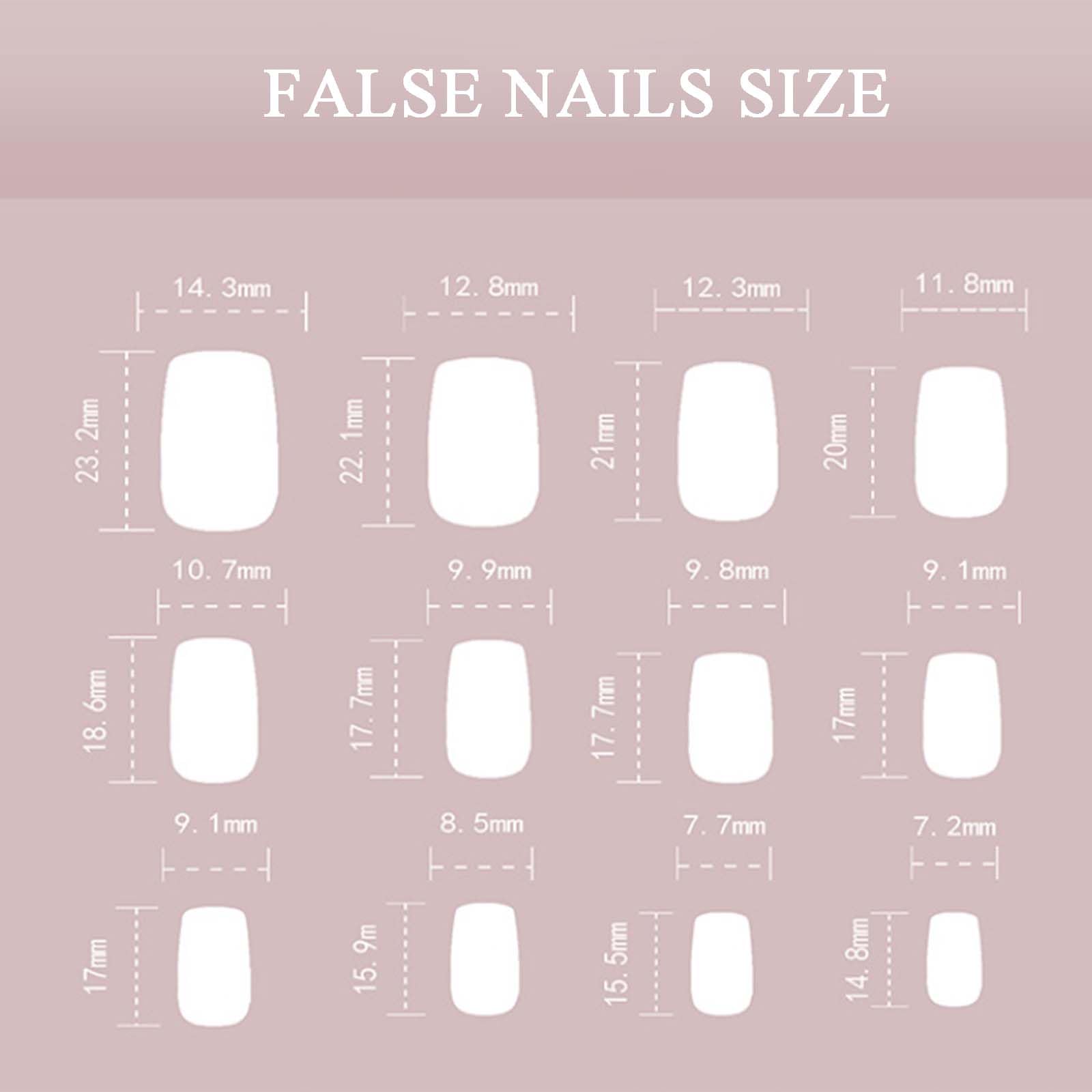 Square Short False Nails - 24Pcs French False Nail - False Nails with Glue - White French Tip Press on Nails - Glossy Full Cover Glue Stick on Nails - DIY Nail Art Gifts for Women Girls