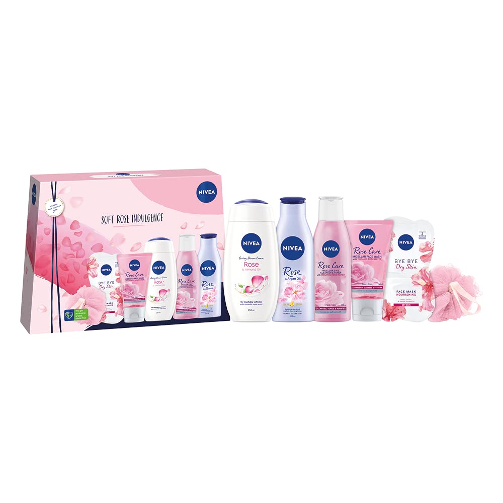 NIVEA Soft Rose Indulgence Skincare Gift Set