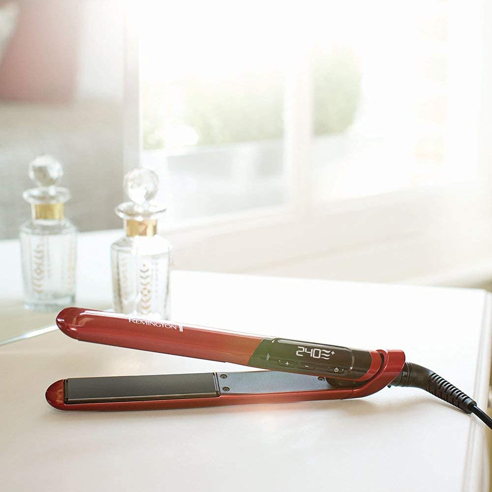 Remington S9600 Silk Straightener - Red