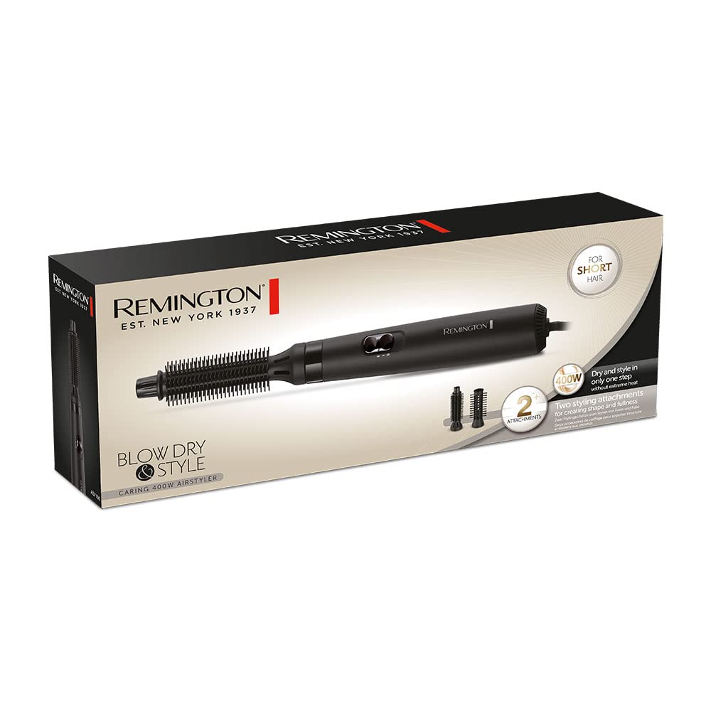 Remington Hot Air Brush with 2 Attachments for Short Hair