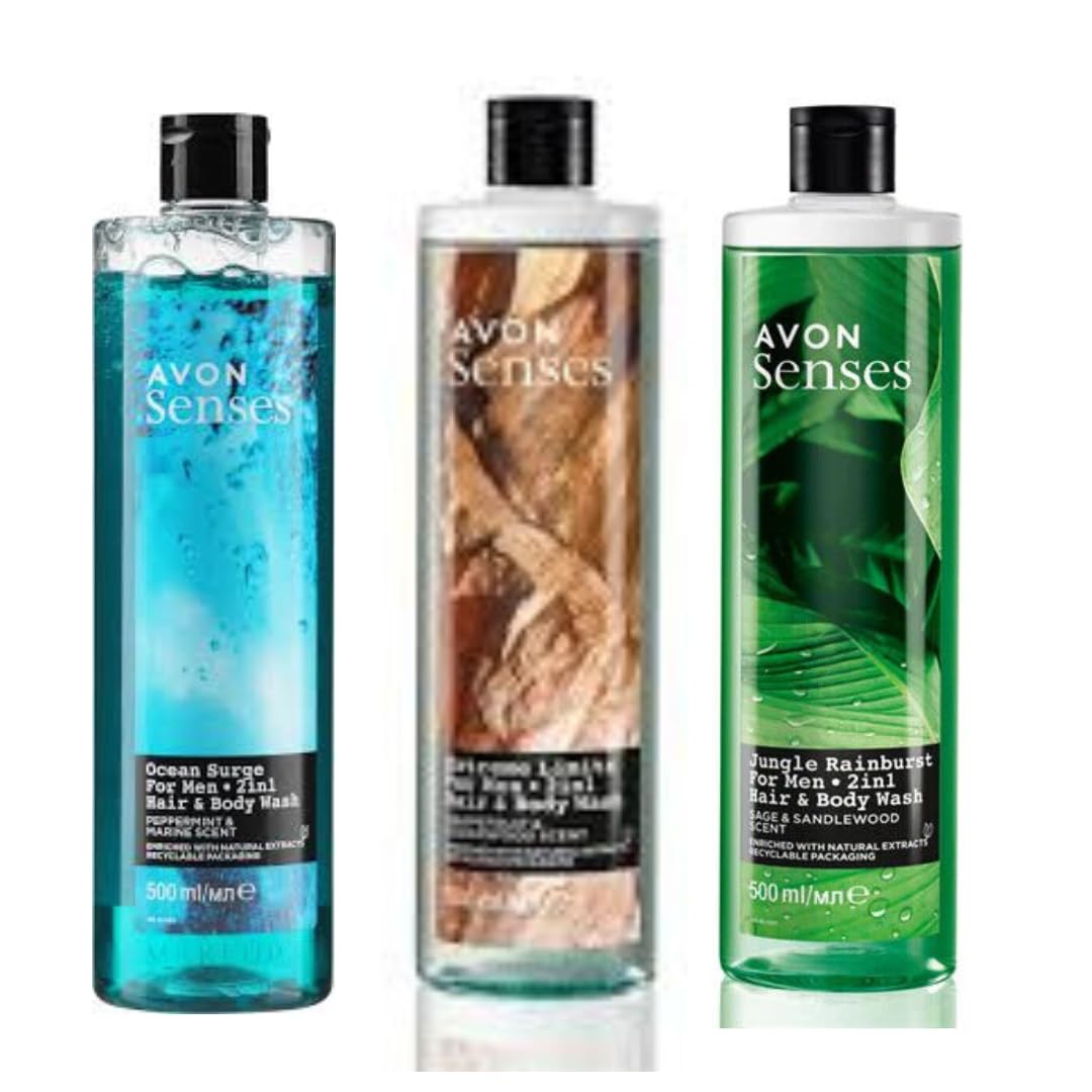 Avon Senses Men's Shower Gel Trio