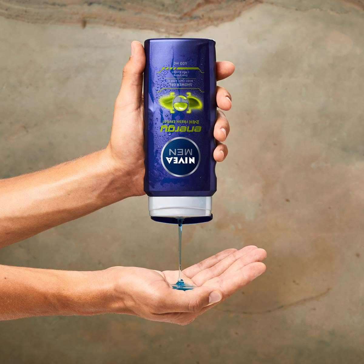 NIVEA MEN Energy Shower Gel - All-in-One Mint Body Wash