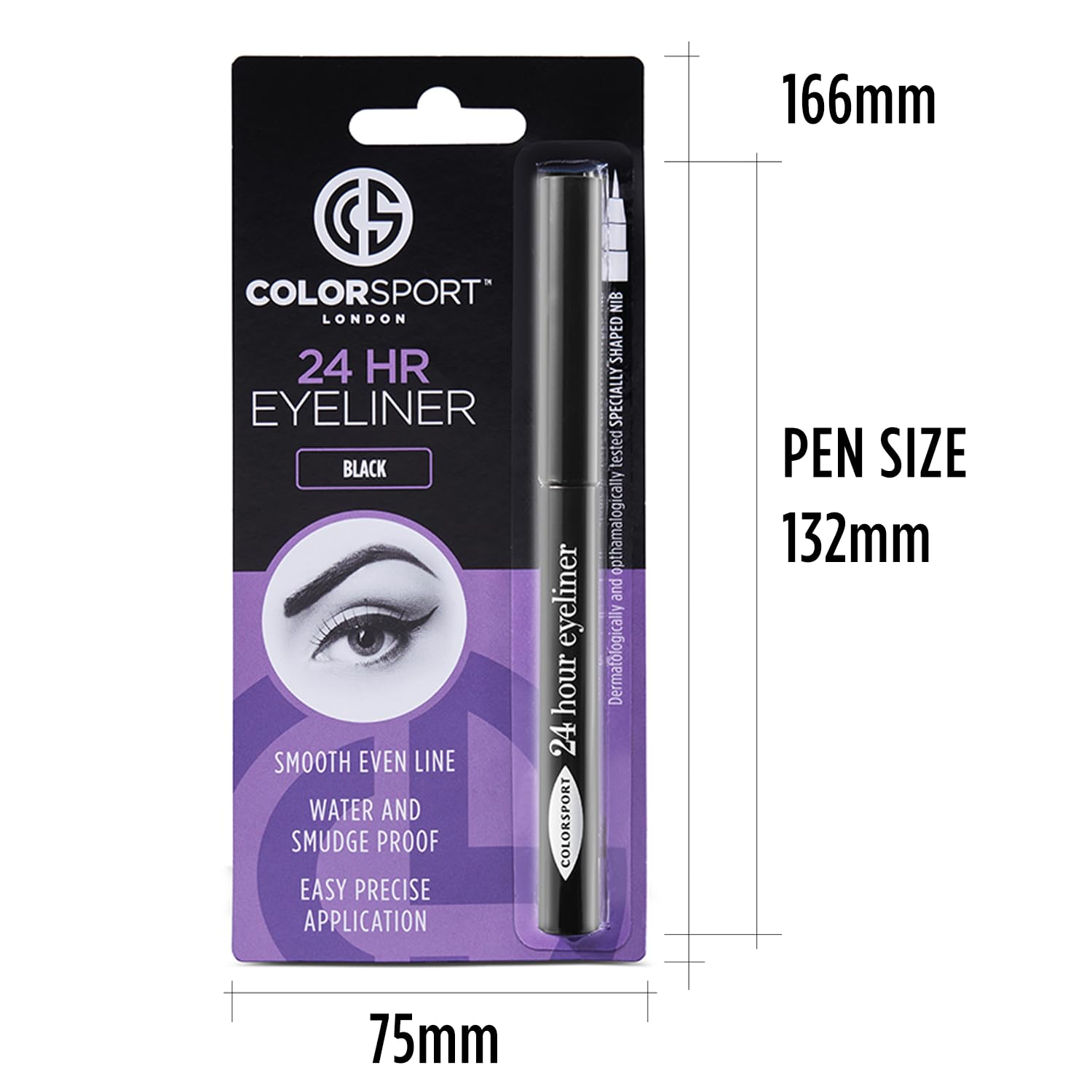 Colorsport 24 HR Smudge-Proof Eyeliner - Black