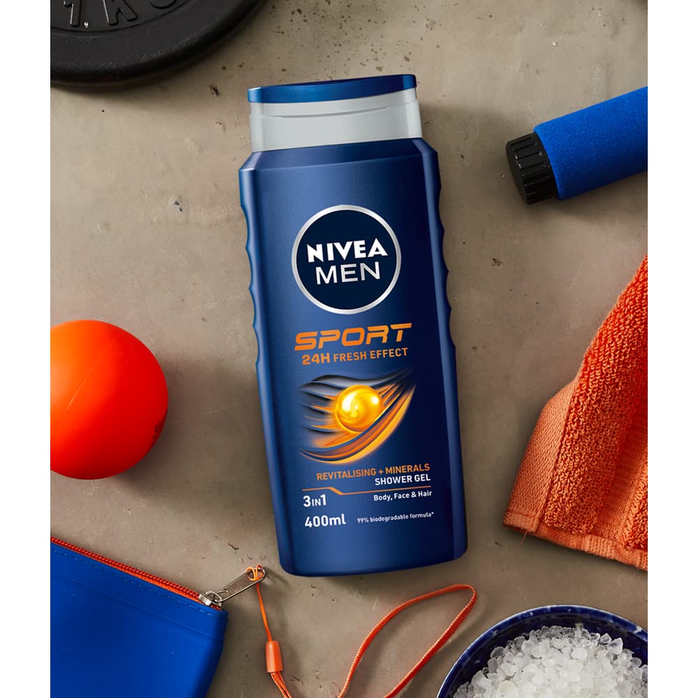 NIVEA MEN Sport All-in-One Shower Gel 400ml