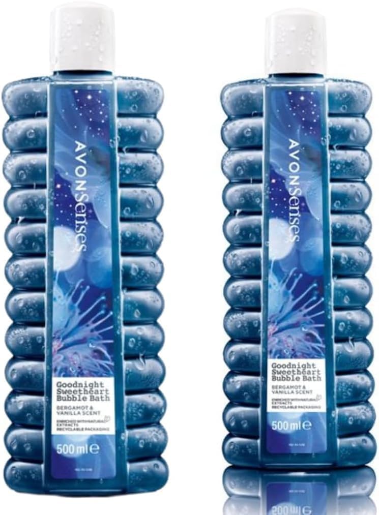Avon Senses Luxury Bubble Bath Duo - Bergamot & Vanilla