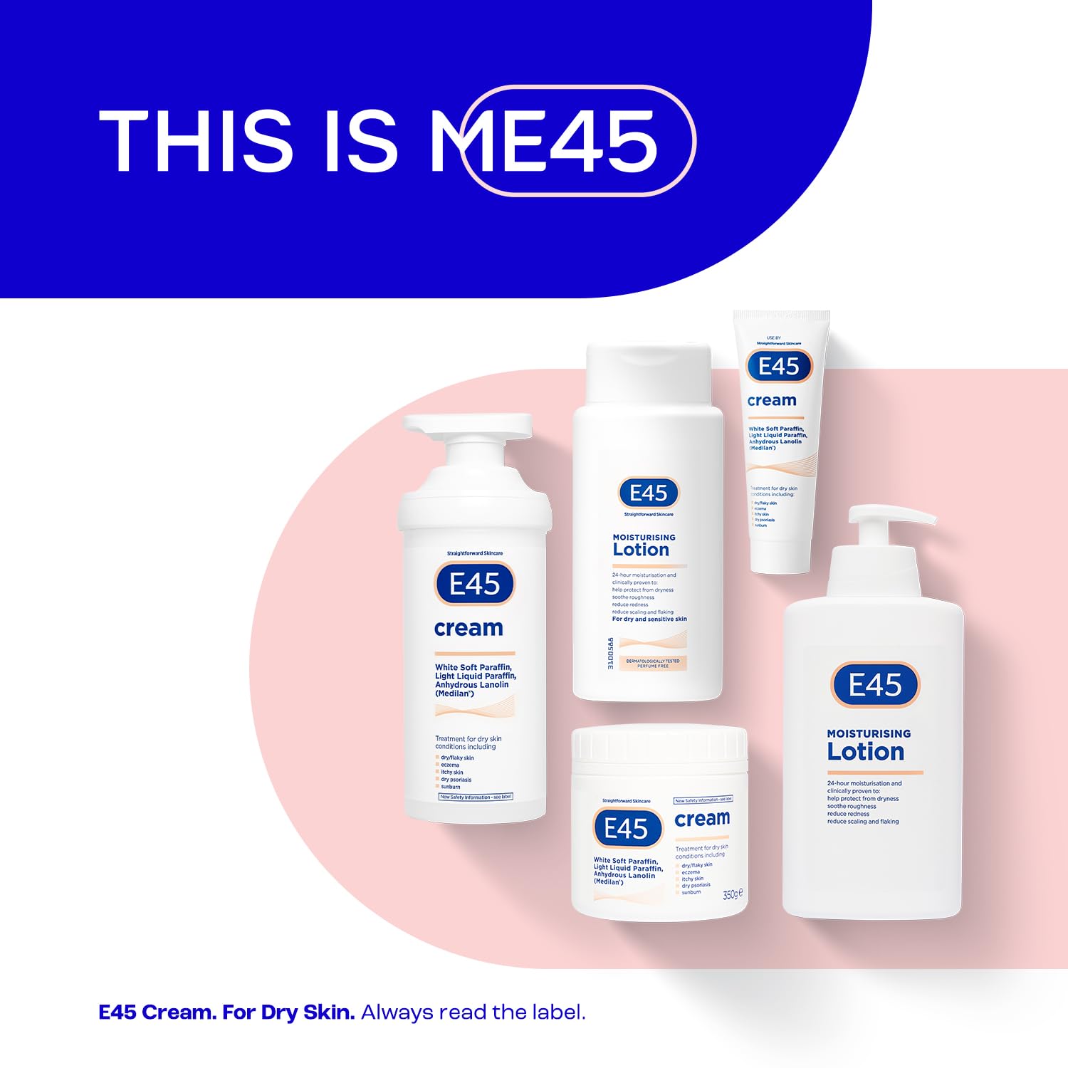 E45 Moisturiser for Dry & Sensitive Skin 50g