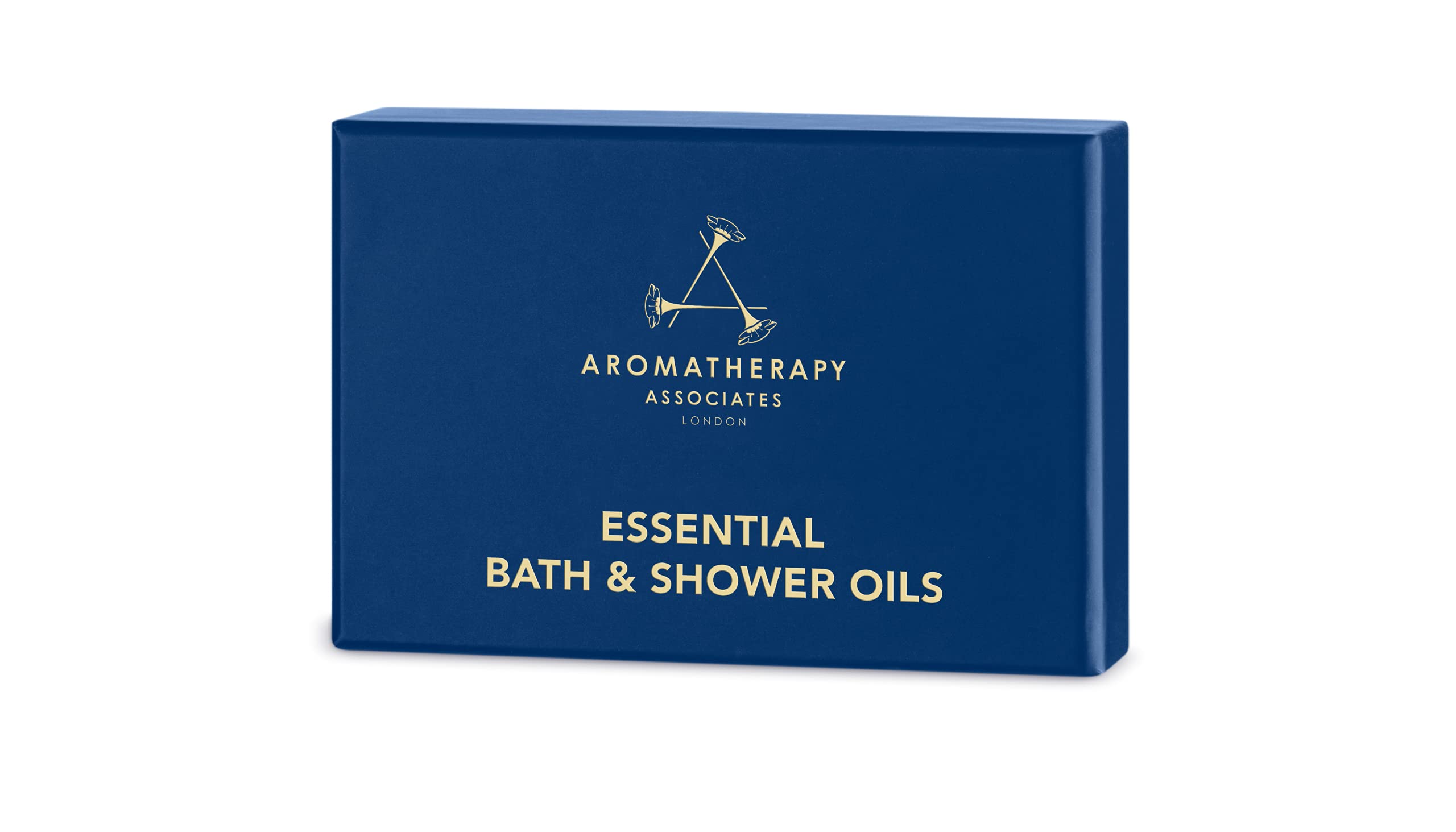 Aromatherapy Associates Essential Bath & Shower Oil Gift Collection (3 Count of 9ml) containing Deep Relax, De-Stress Mind and Revive Morning Bath and