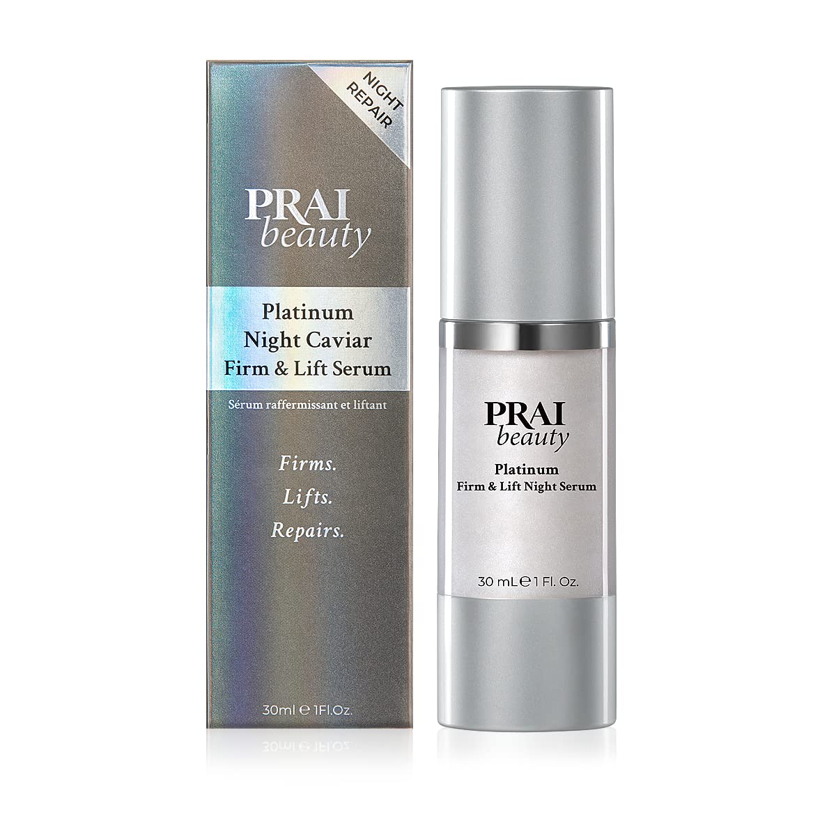 PRAI BEAUTY Platinum Night Caviar Firm & Lift Serum