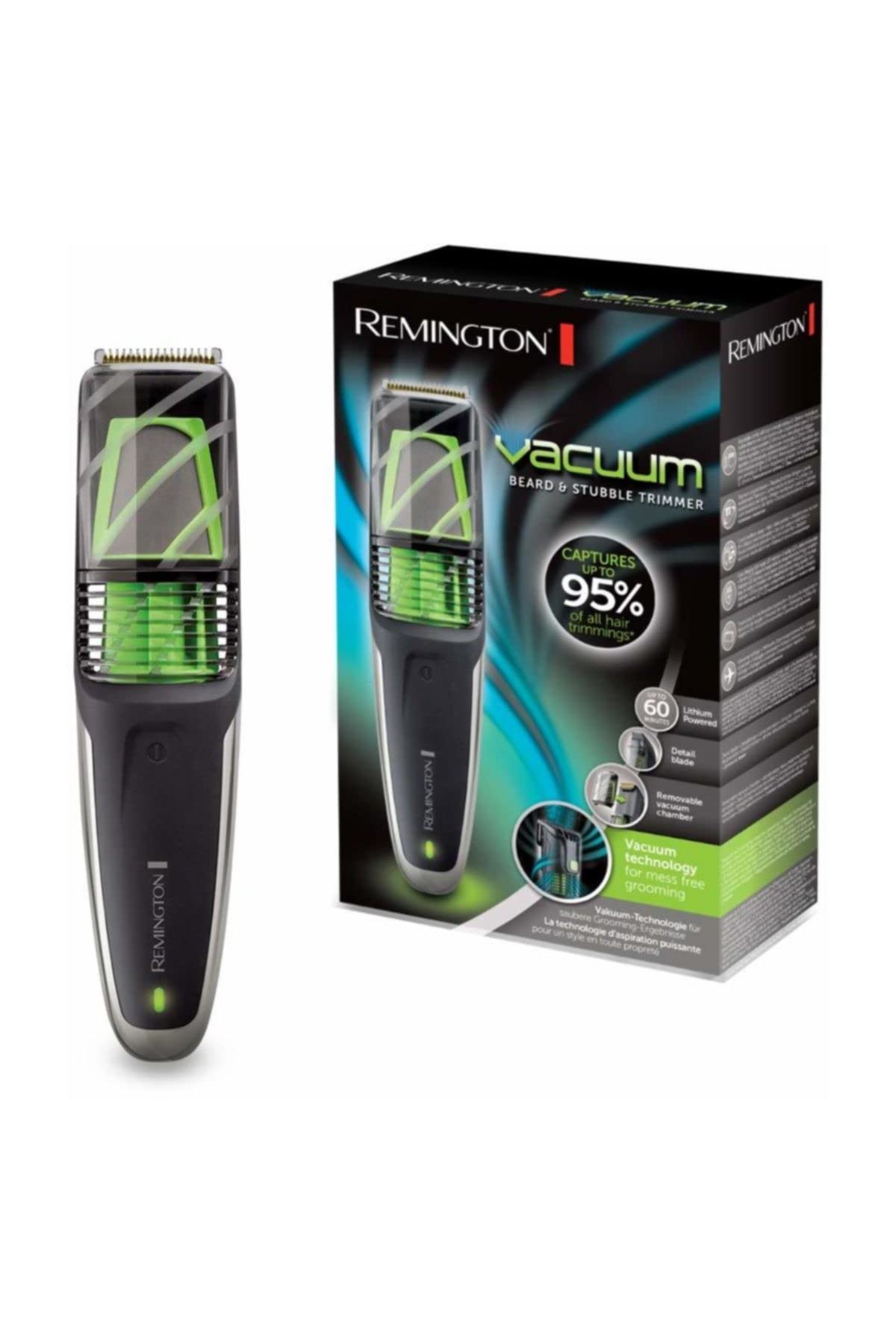 Remington Vacuum Beard and Stubble Trimmer MB6850