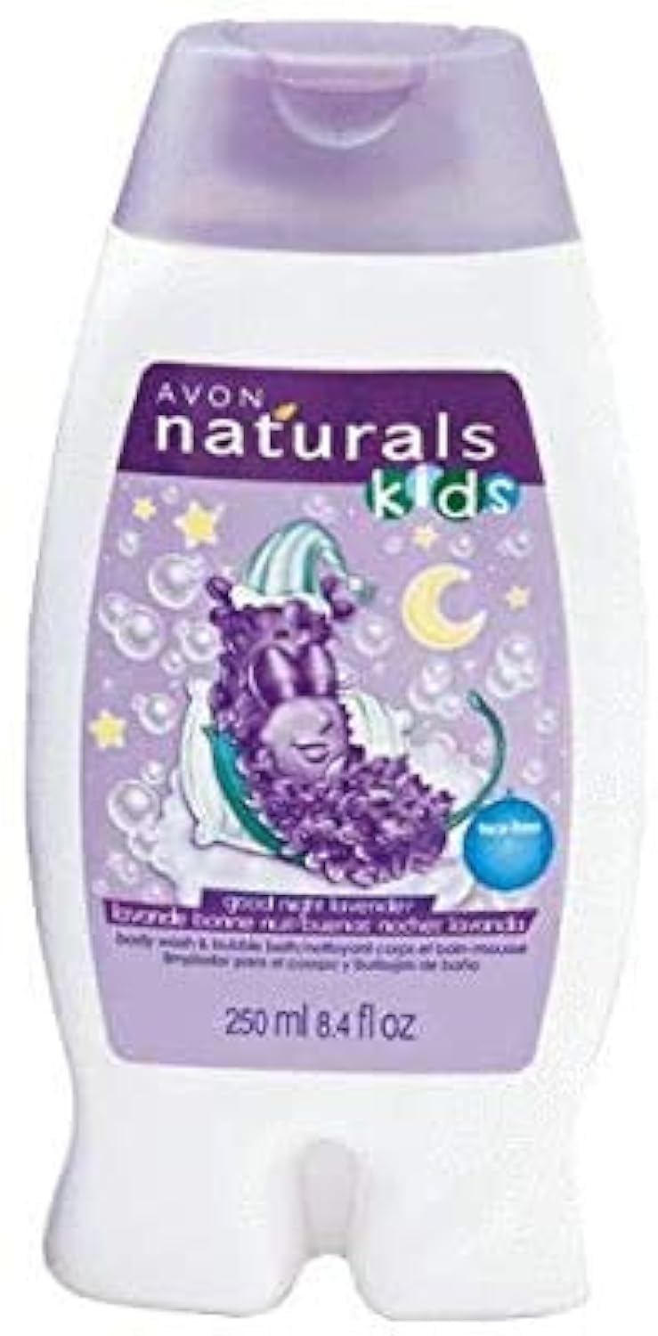 Avon Naturals Kids Goodnight Lavender Body Wash & Bubble Bath 250ml