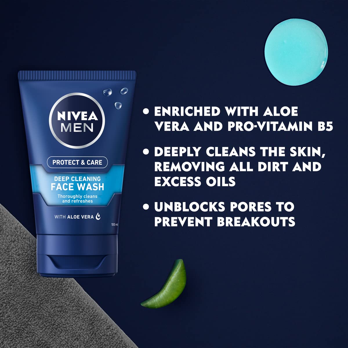 NIVEA MEN Deep Cleaning Face Wash 100ml