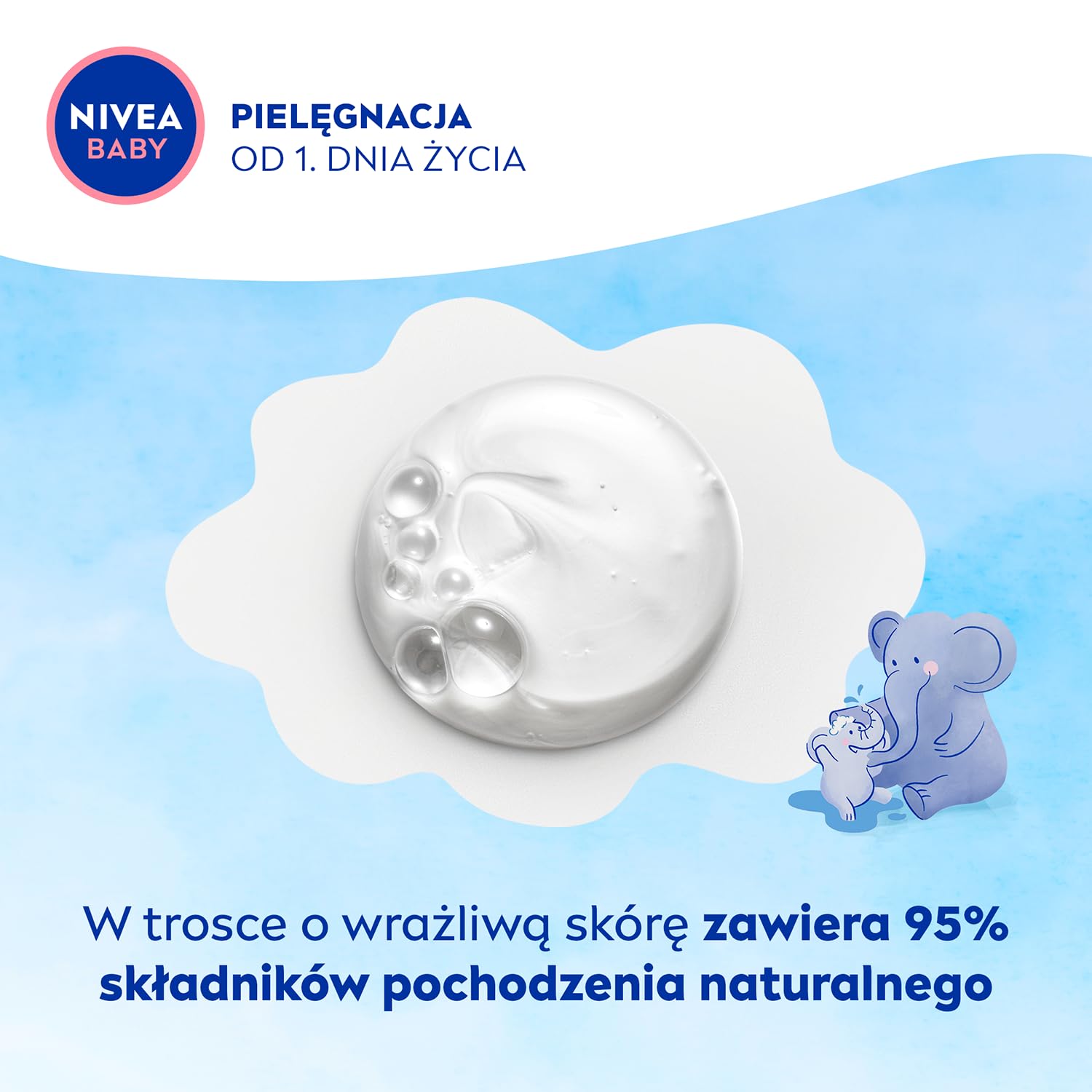 NIVEA BABY Gentle Cleansing Liquid Bath 450 ml