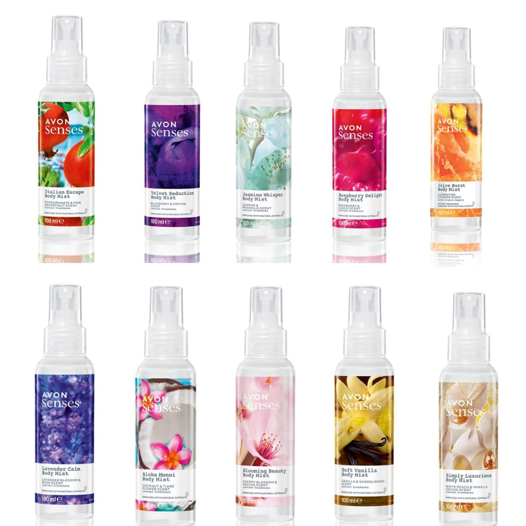 Avon Naturals Seasonal Room Sprays Collection - 10 x 100ml