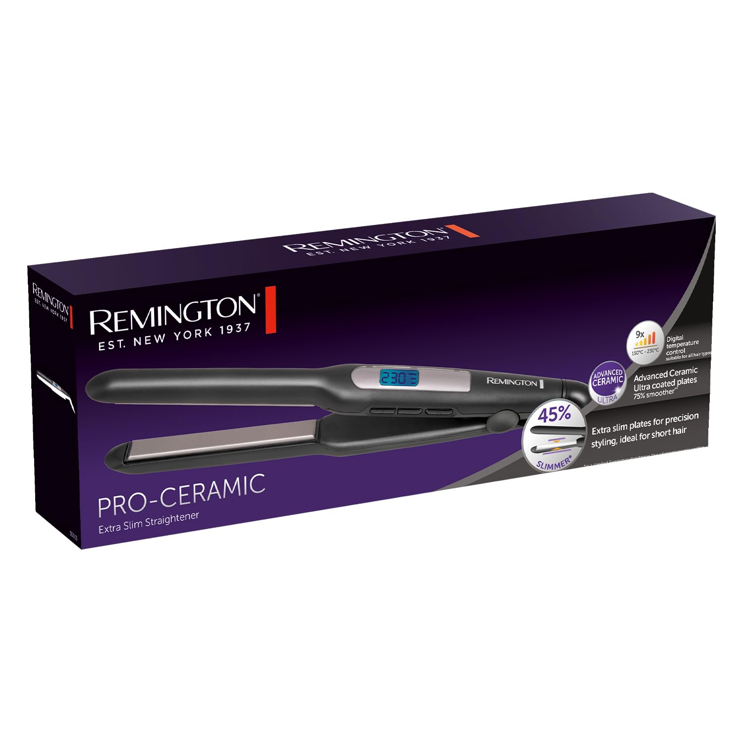 Remington Pro-Ceramic Extra Slim Hair Straightener