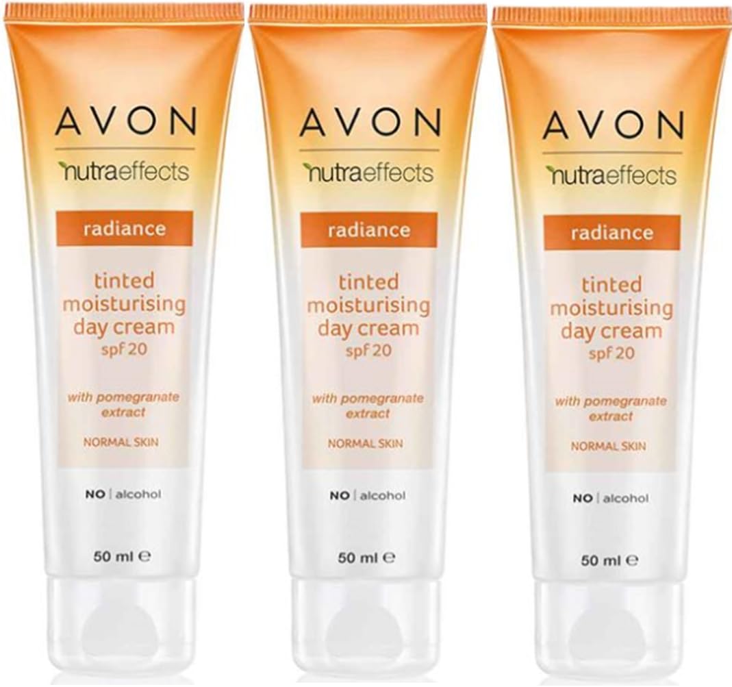 Avon Nutraeffects Radiance Tinted Moisturiser SPF20 - Pack of 3
