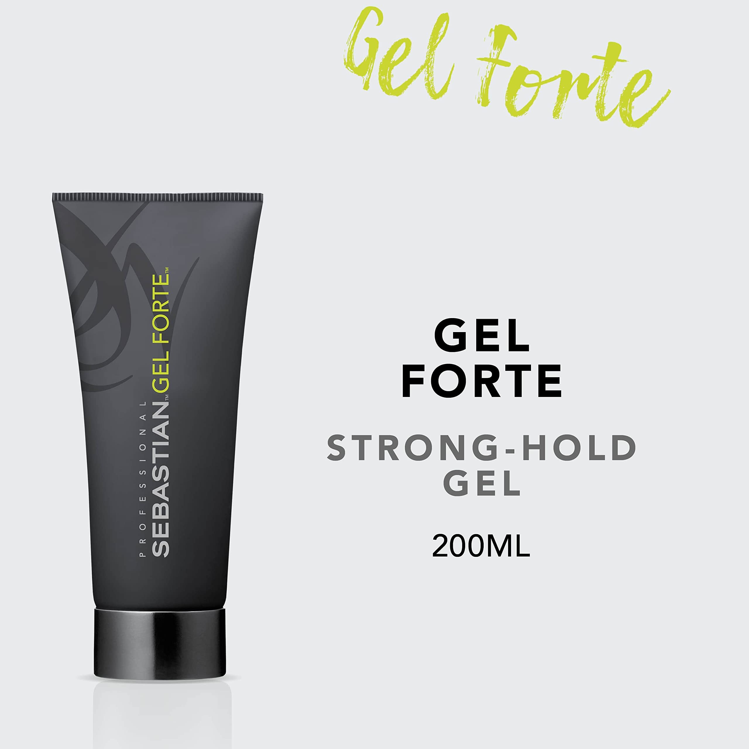 Sebastian Professional Gel Forte Hair Styling Gel, Strong Hold 200ml