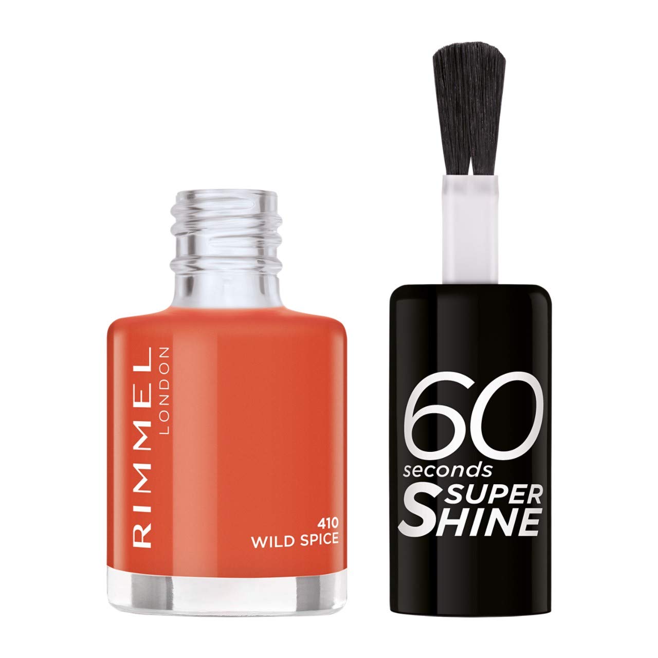 Rimmel 60 Seconds Super-Shine Nail Polish, 410 Wild Spice, 8 ml