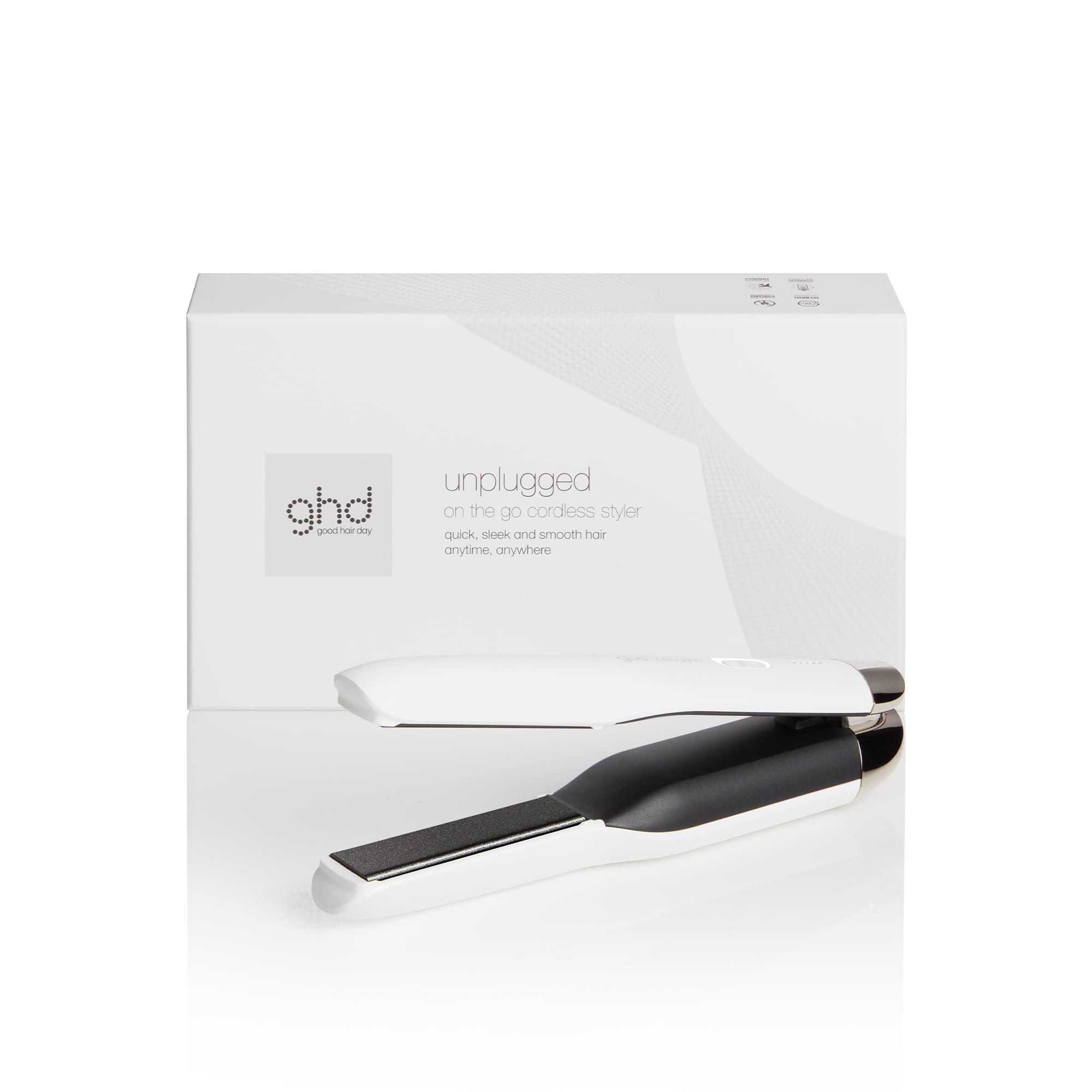 ghd Unplugged Cordless Hair Styler - White