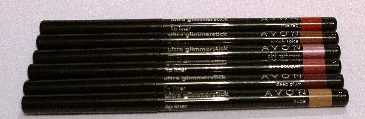 Avon Ultra Glimmersticks Lip Liner Set - Pink Cashmere (Pack of 5)