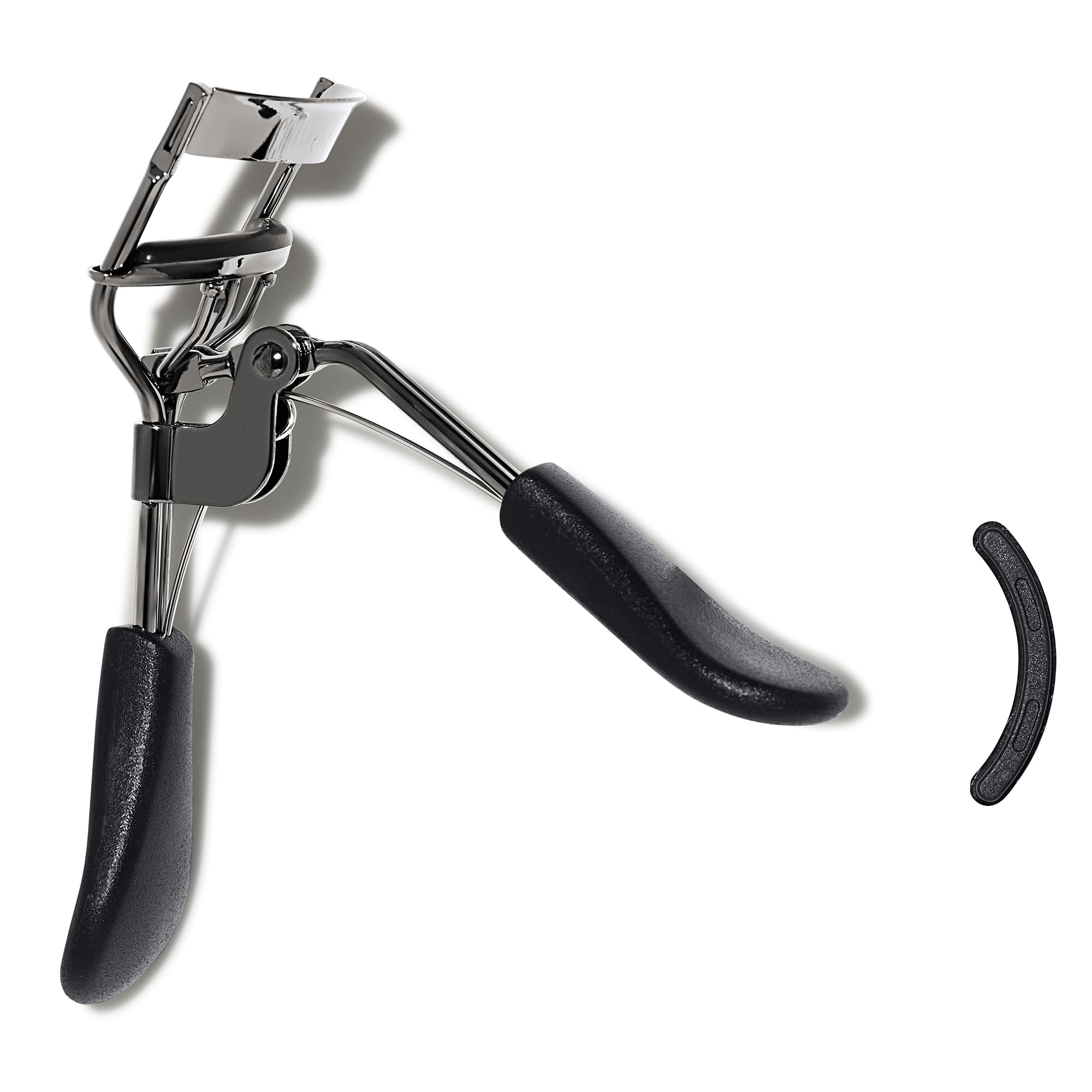 e.l.f. Pro Eyelash Curler Strong, Contoured, Lifting Creates Long Lasting, Eye-Opening, Voluminous Lashes Includes Additional Rubber Replacement Pad Gunmetal,84067