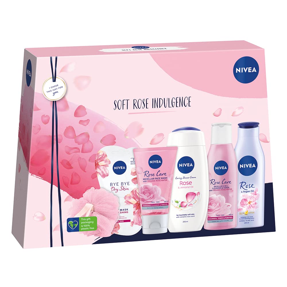 NIVEA Soft Rose Indulgence Skincare Gift Set