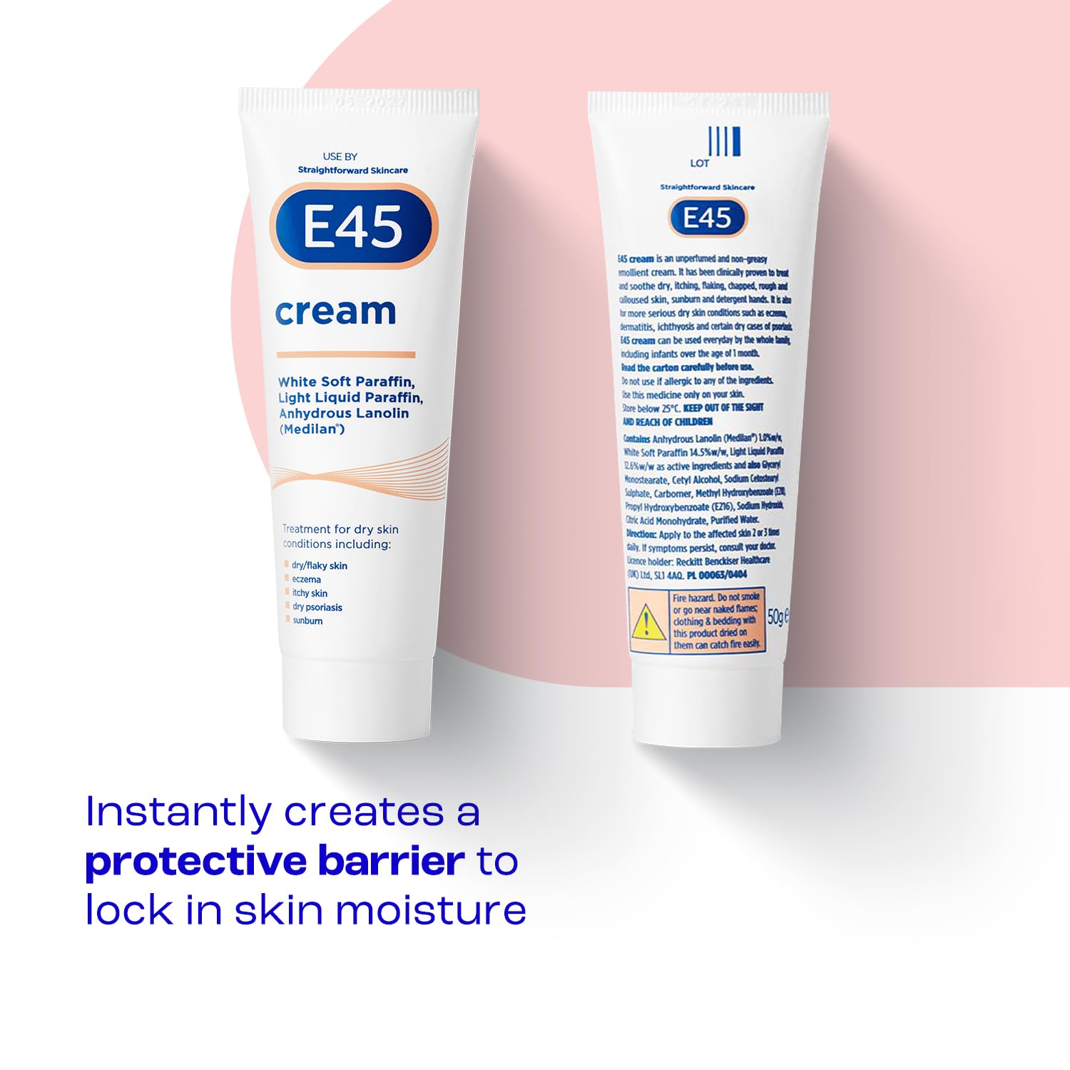 E45 Moisturiser for Dry & Sensitive Skin 50g