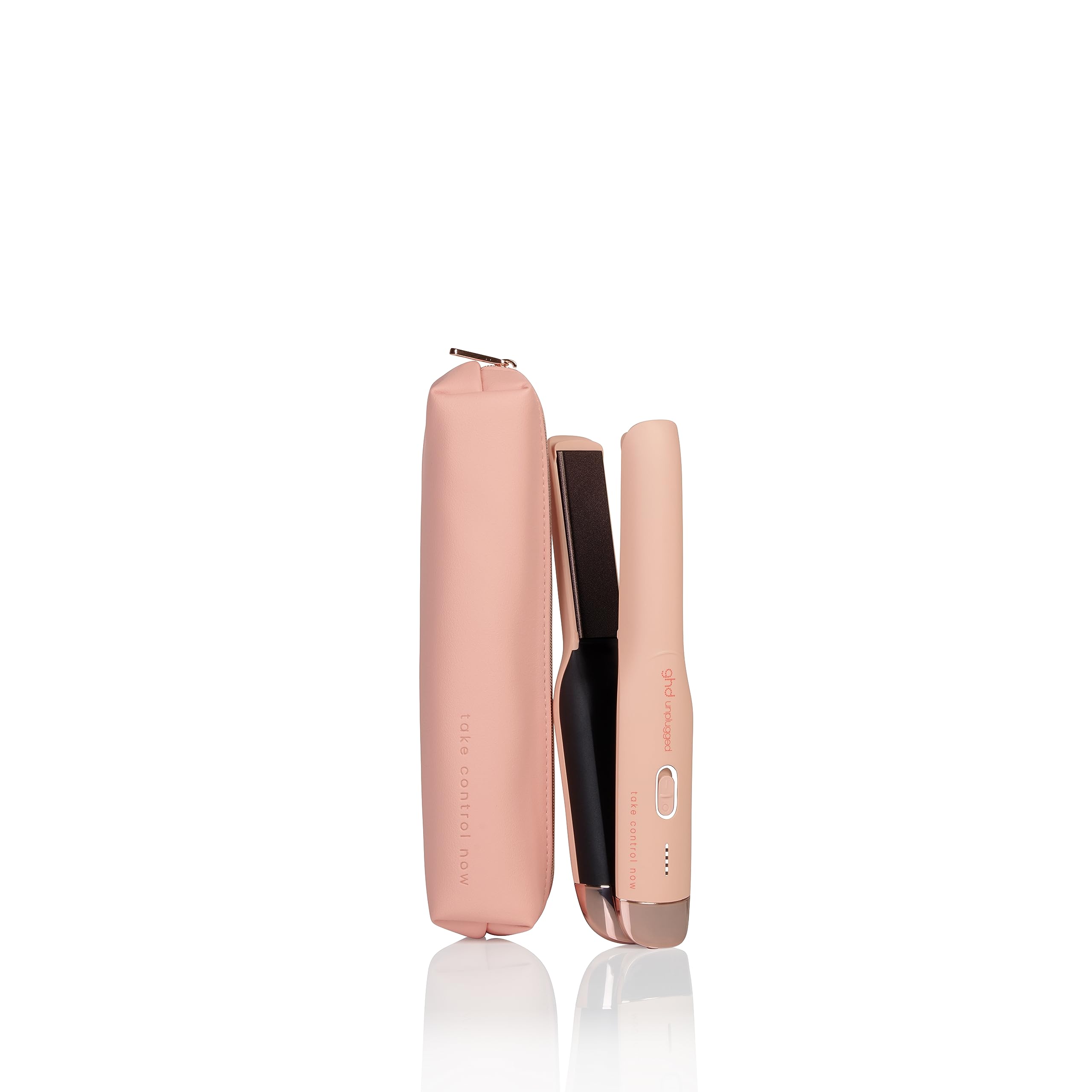 ghd Unplugged Pink Peach Wireless Styler