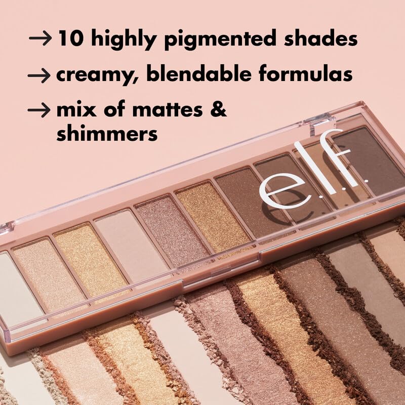 e.l.f. Perfect 10 Eyeshadow Palette - Nude Mood