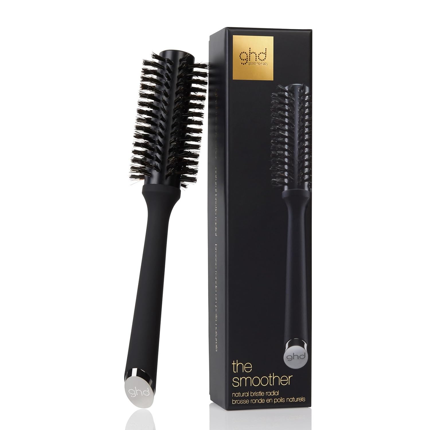 ghd The Smoother Natural Bristle Hair Brush 35mm