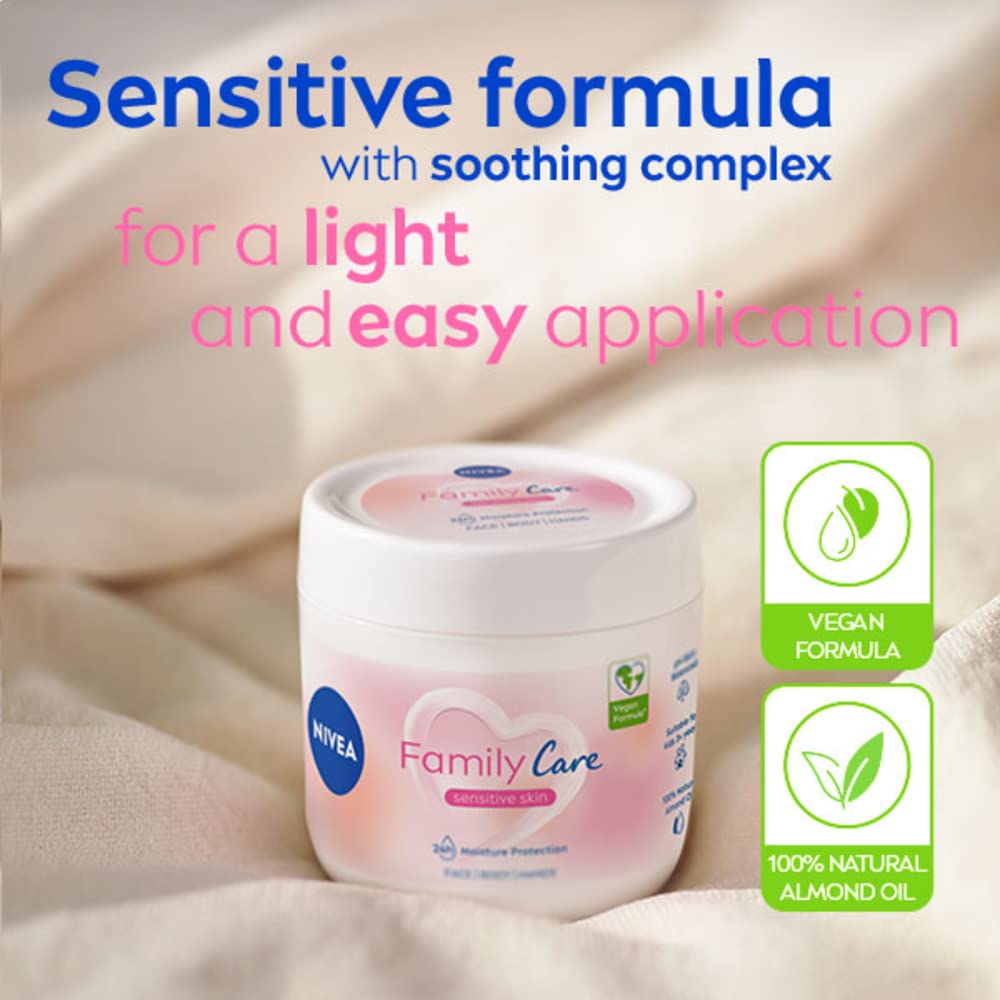 NIVEA Family Care Sensitive Moisturising Cream 450ml