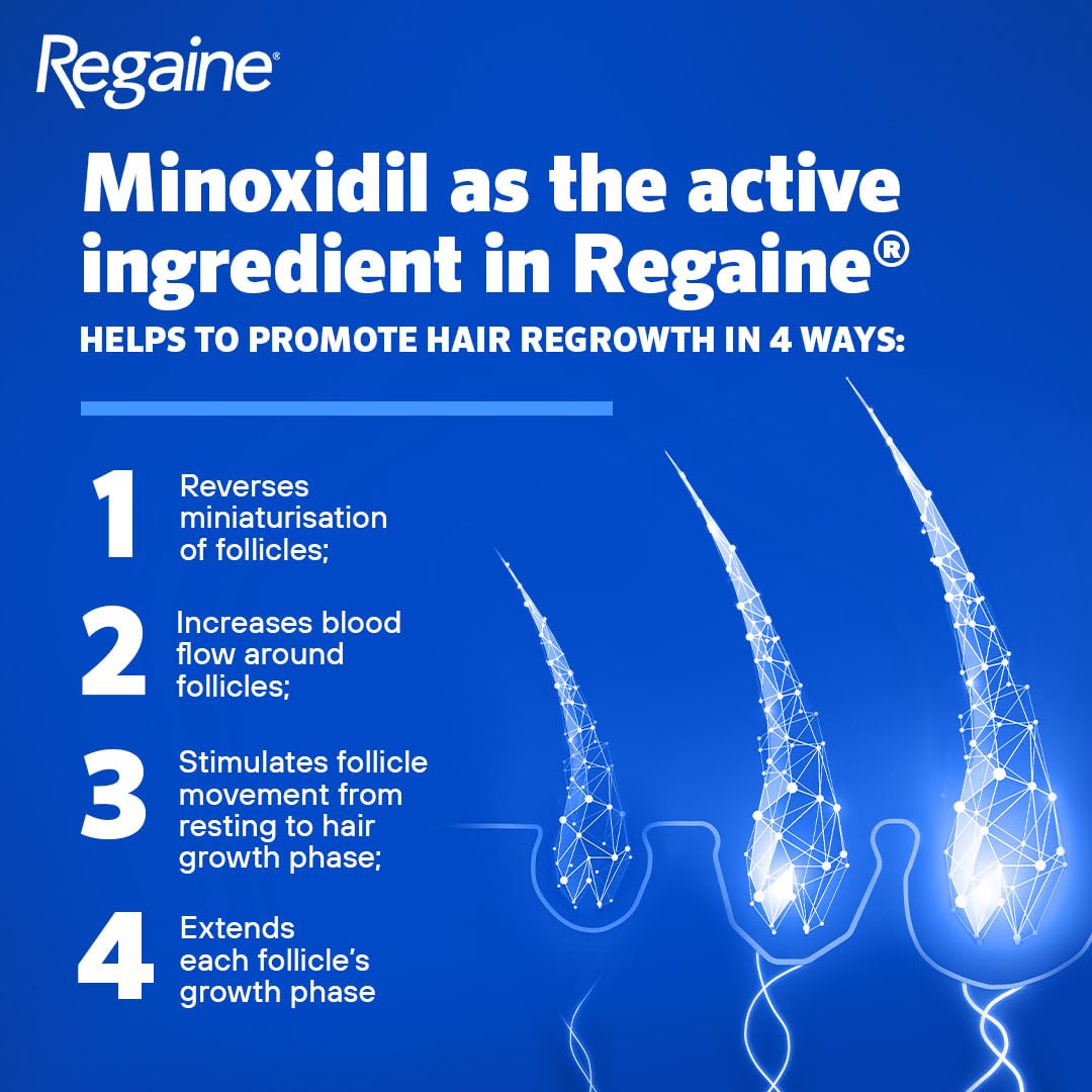 Regaine For Men Extra Strength Foam 3 x 73ml