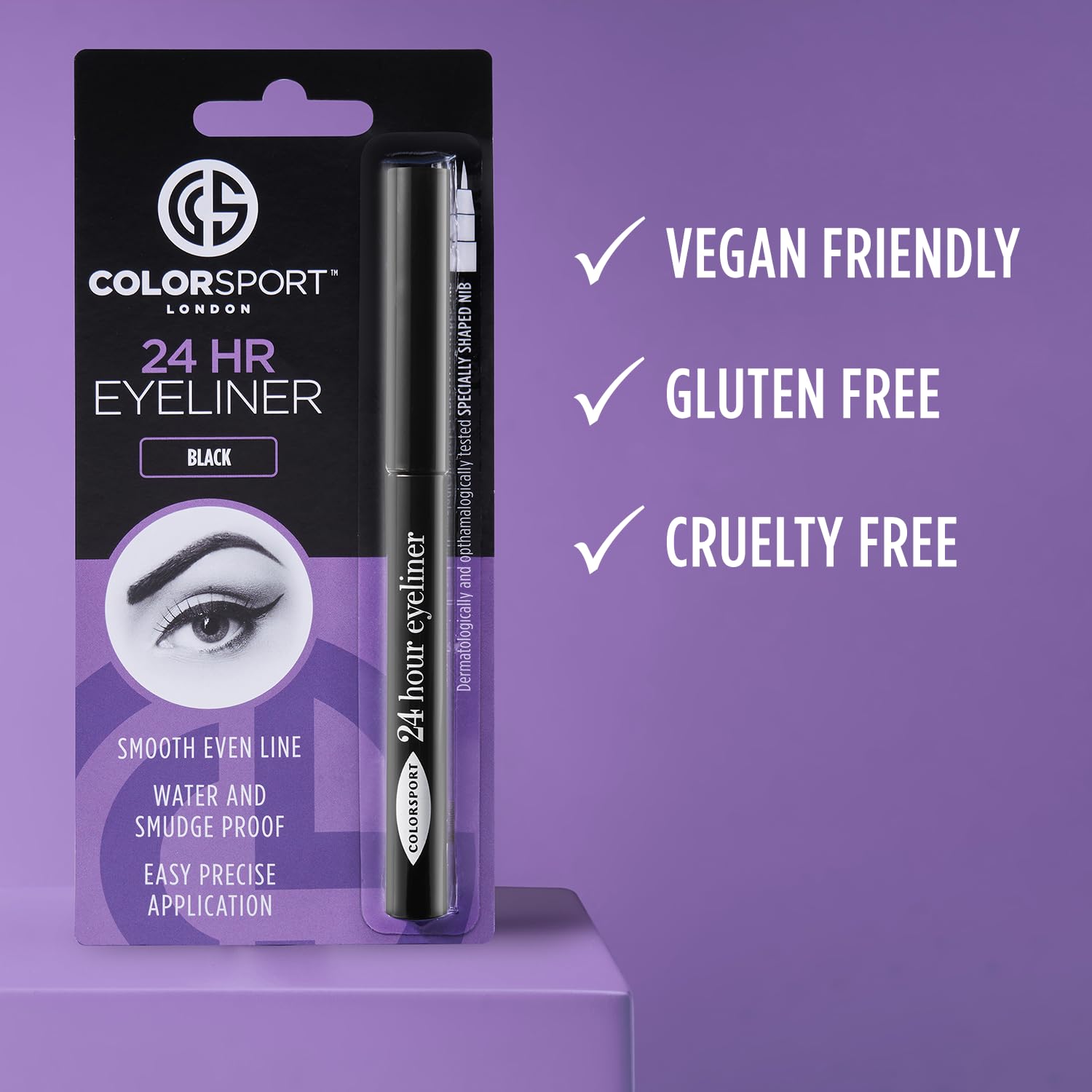 Colorsport 24 HR Smudge-Proof Eyeliner - Black