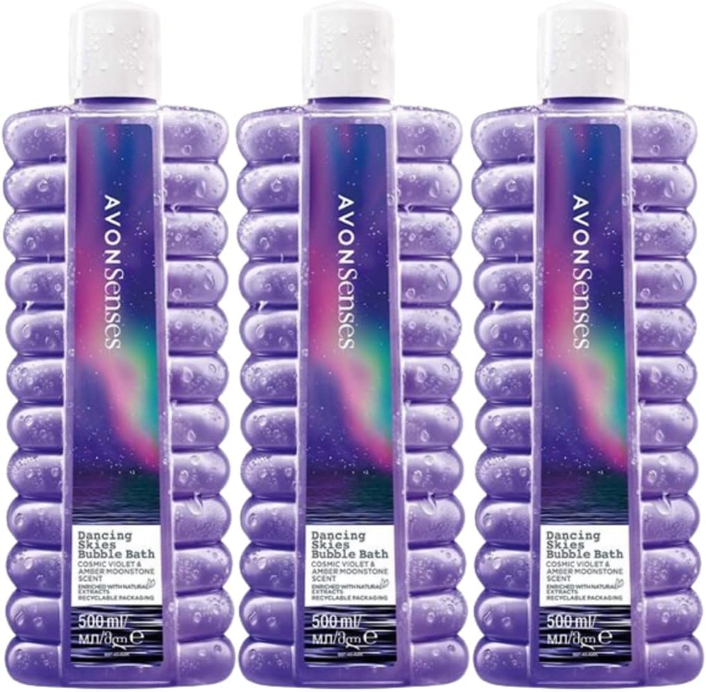 Avon Senses Dancing in The Skies Bubble Bath Trio