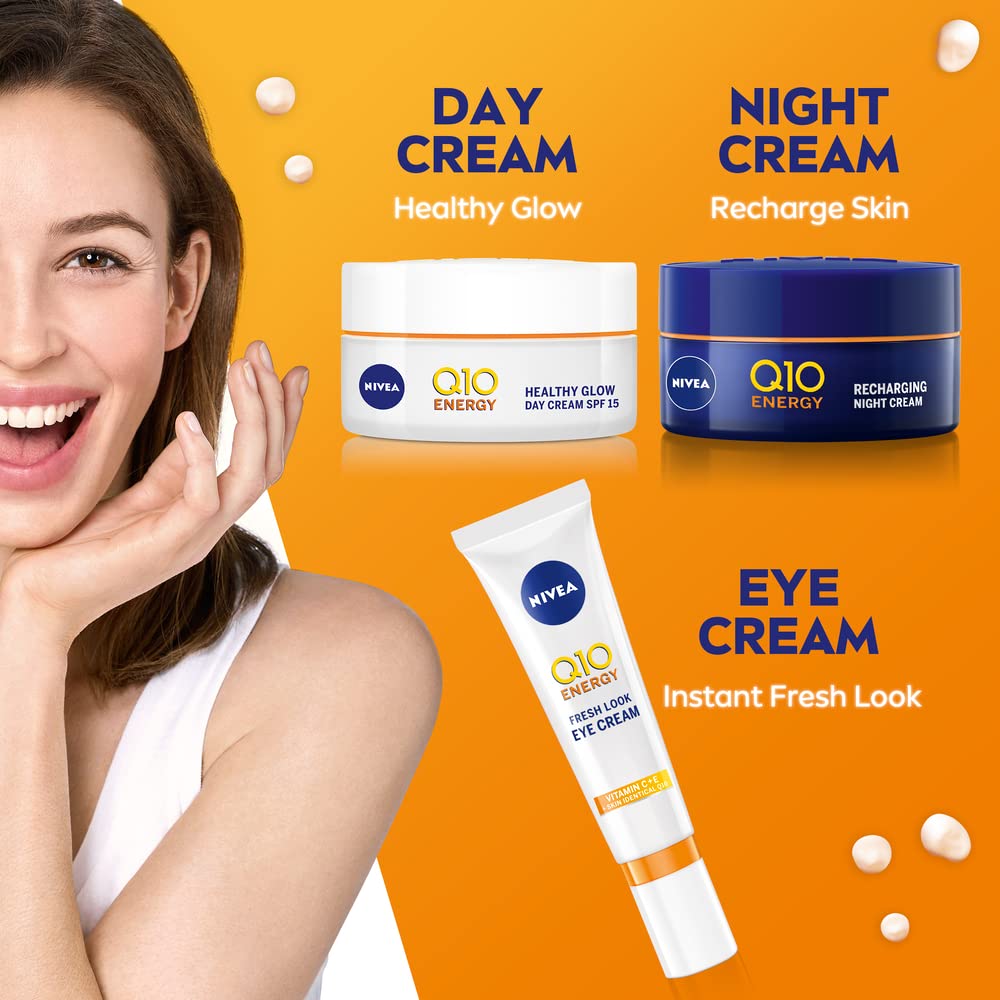 NIVEA Q10 Anti-Wrinkle Radiance Boost Day Cream SPF 15