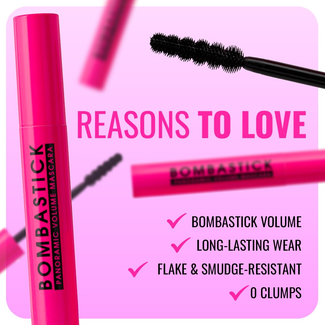 Dermacol Bombastick Mascara - Panoramic Volume & Lengthening