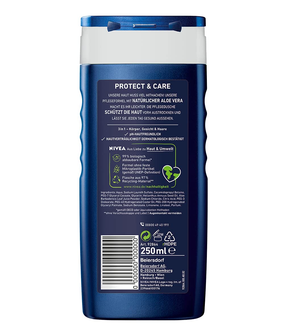 Nivea Men Protect & Care Shower Gel 250 ml