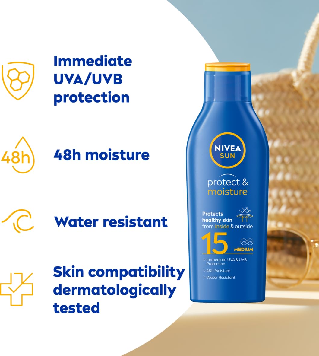 NIVEA SUN Protect & Moisture Lotion SPF 15