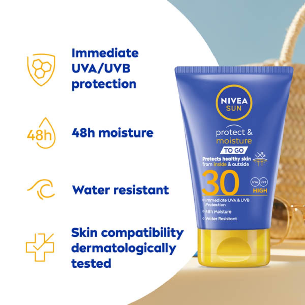 NIVEA SUN Protect & Moisture SPF 30 Lotion 50ml