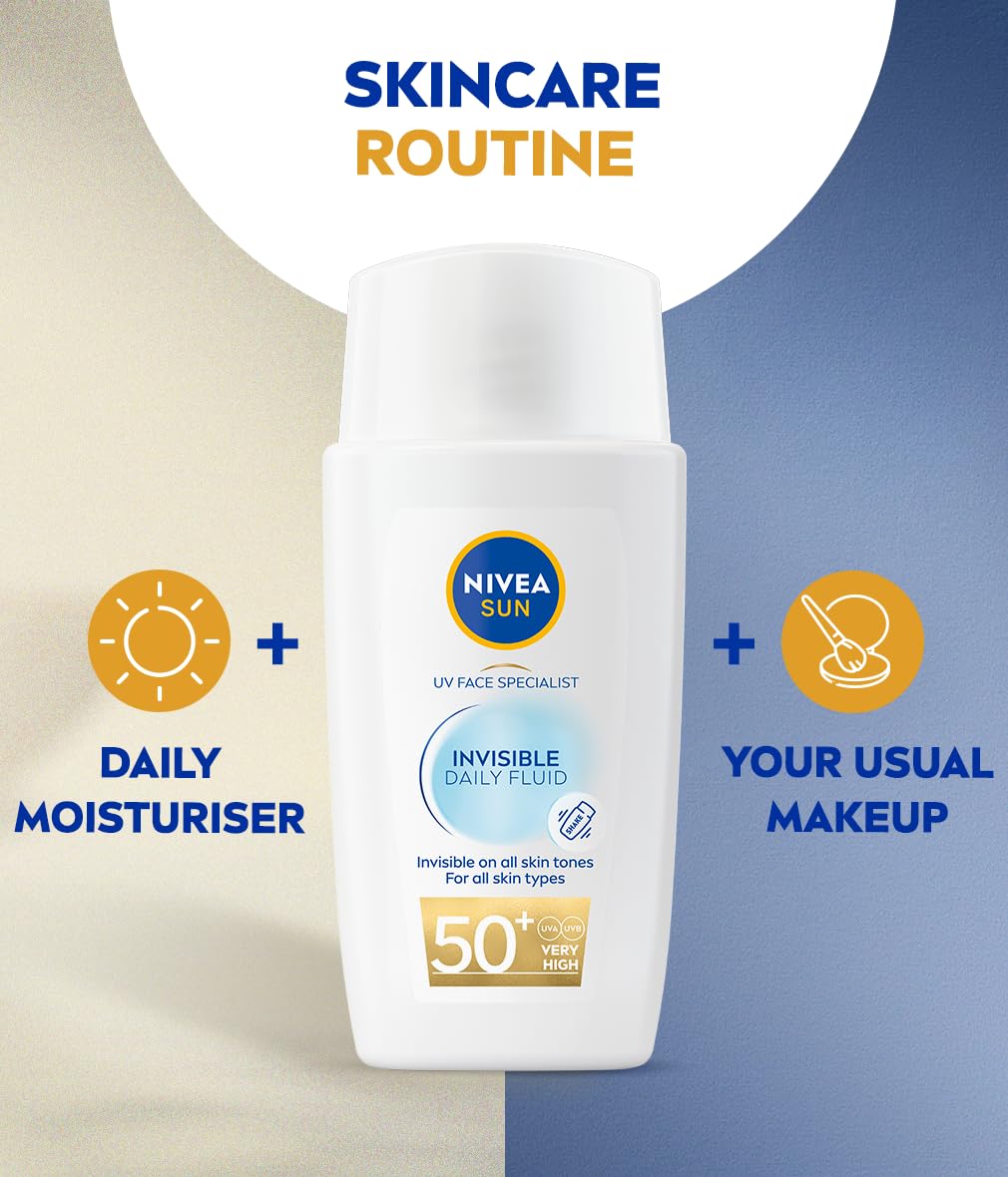 NIVEA SUN UV Face Invisible Daily Fluid SPF50+ 40ml