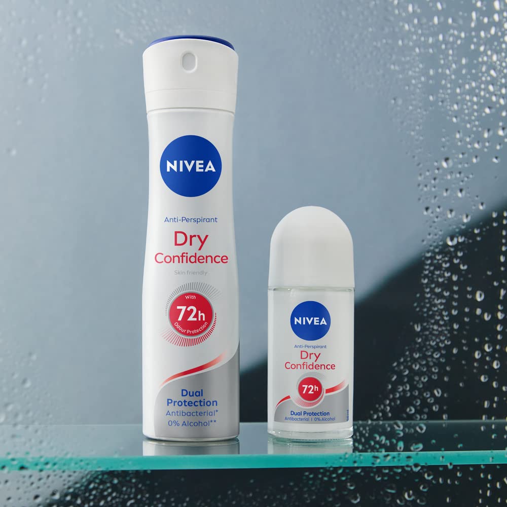 NIVEA Dry Confidence Anti-Perspirant Deodorant Spray 6 Pack