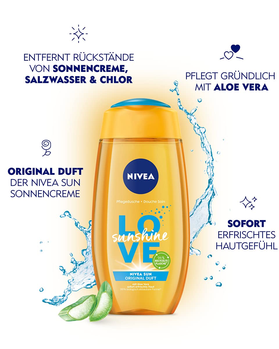 Nivea Love Sunshine Shower Gel 250 ml