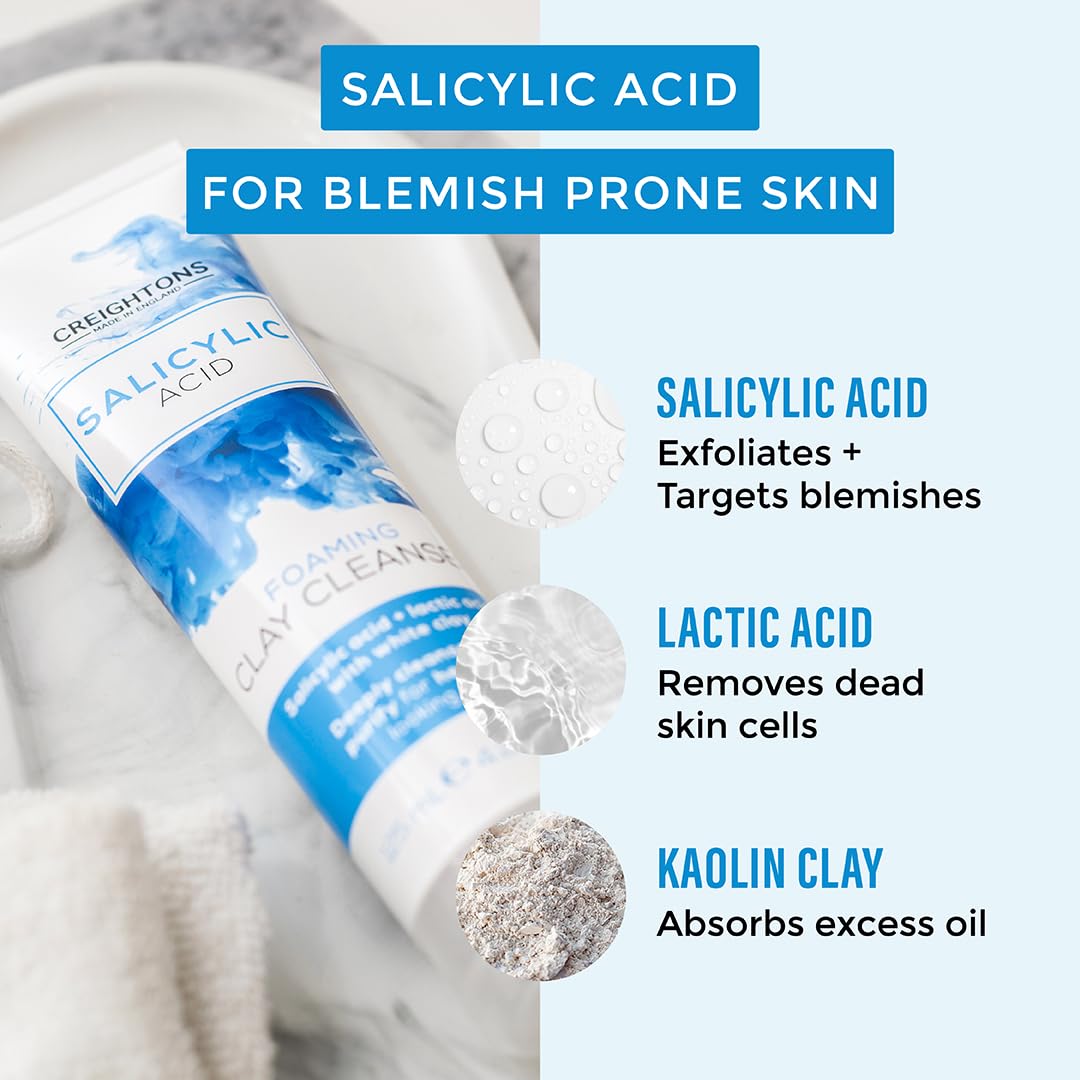 Creightons Salicylic Acid Foaming Clay Cleanser