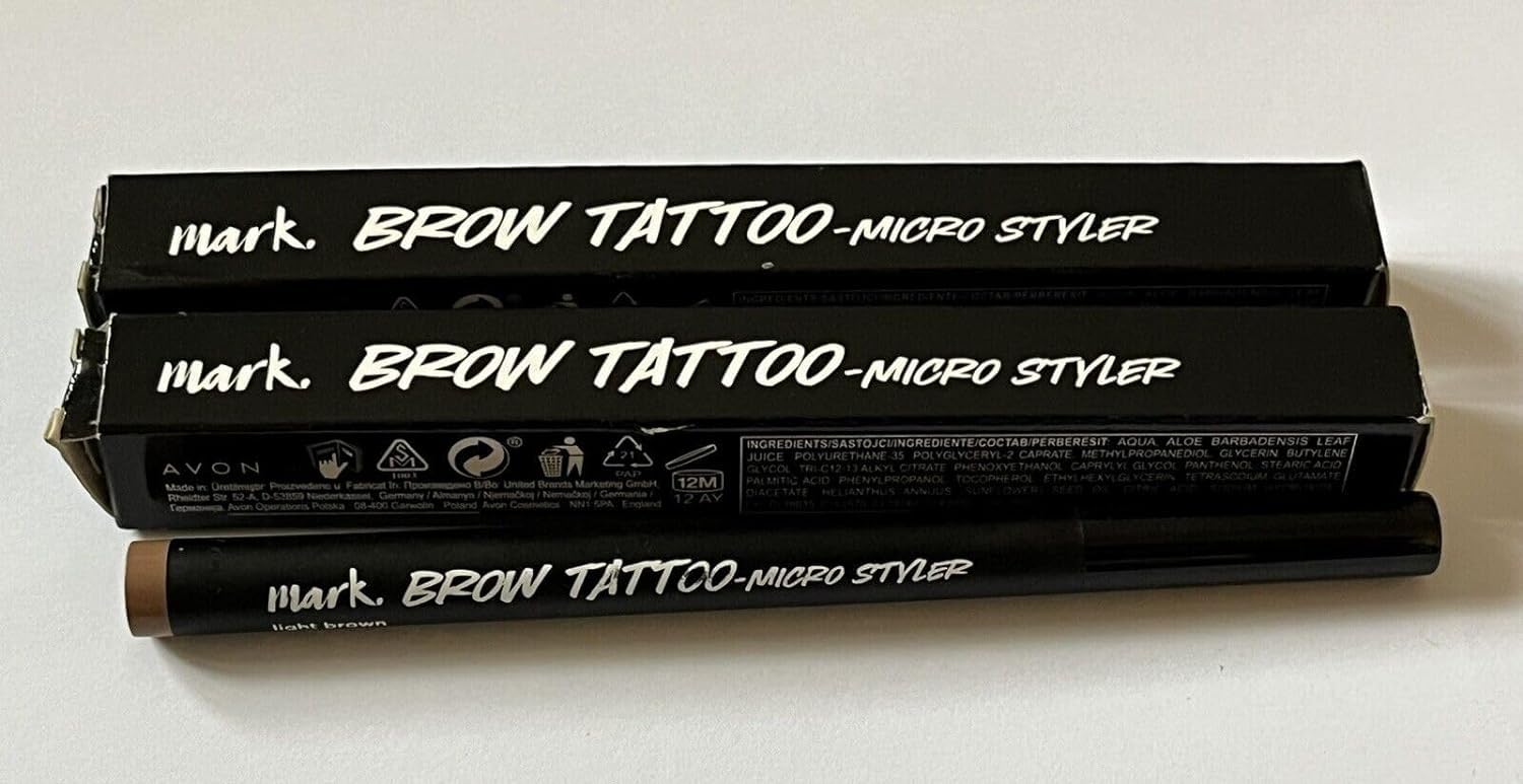 Avon Mark Brow Tattoo Micro Styler - Light Brown