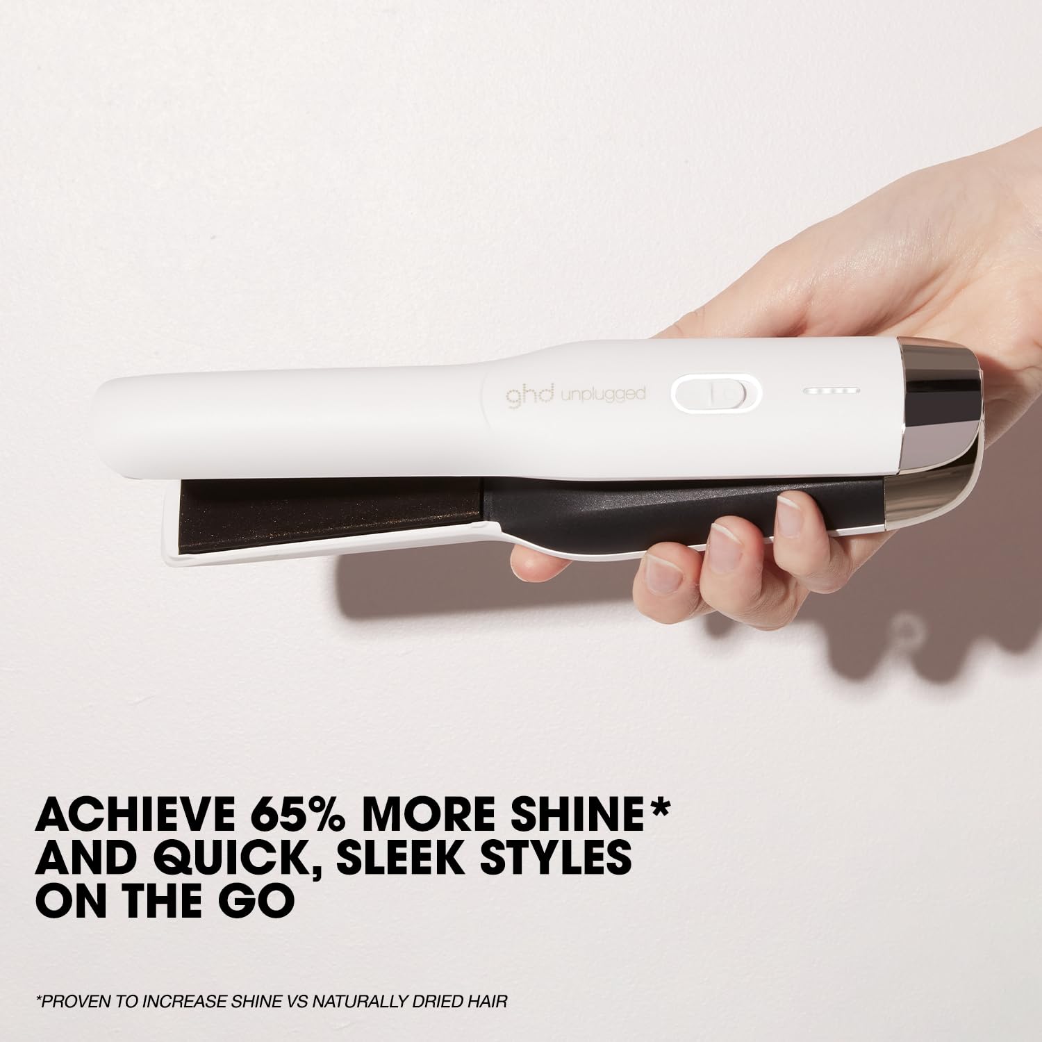 ghd Unplugged Cordless Hair Styler - White