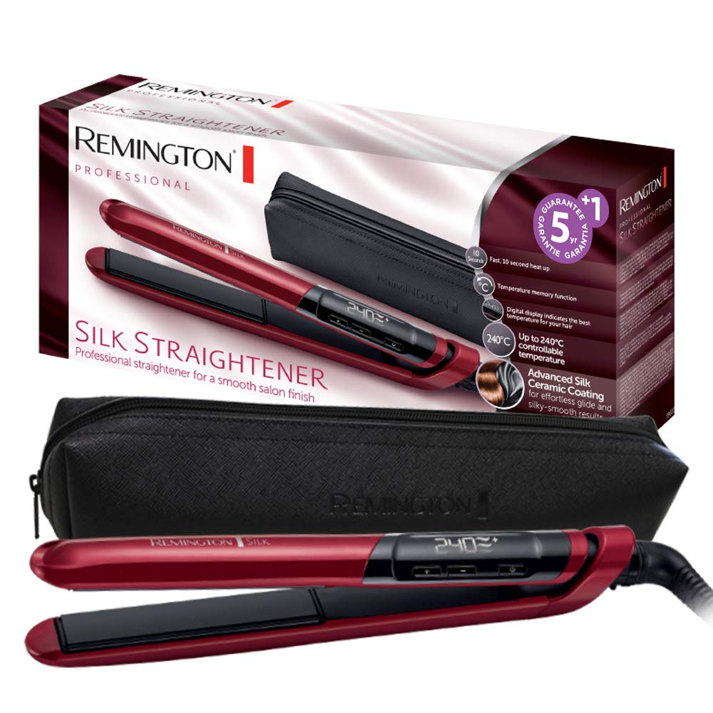 Remington S9600 Silk Straightener - Red