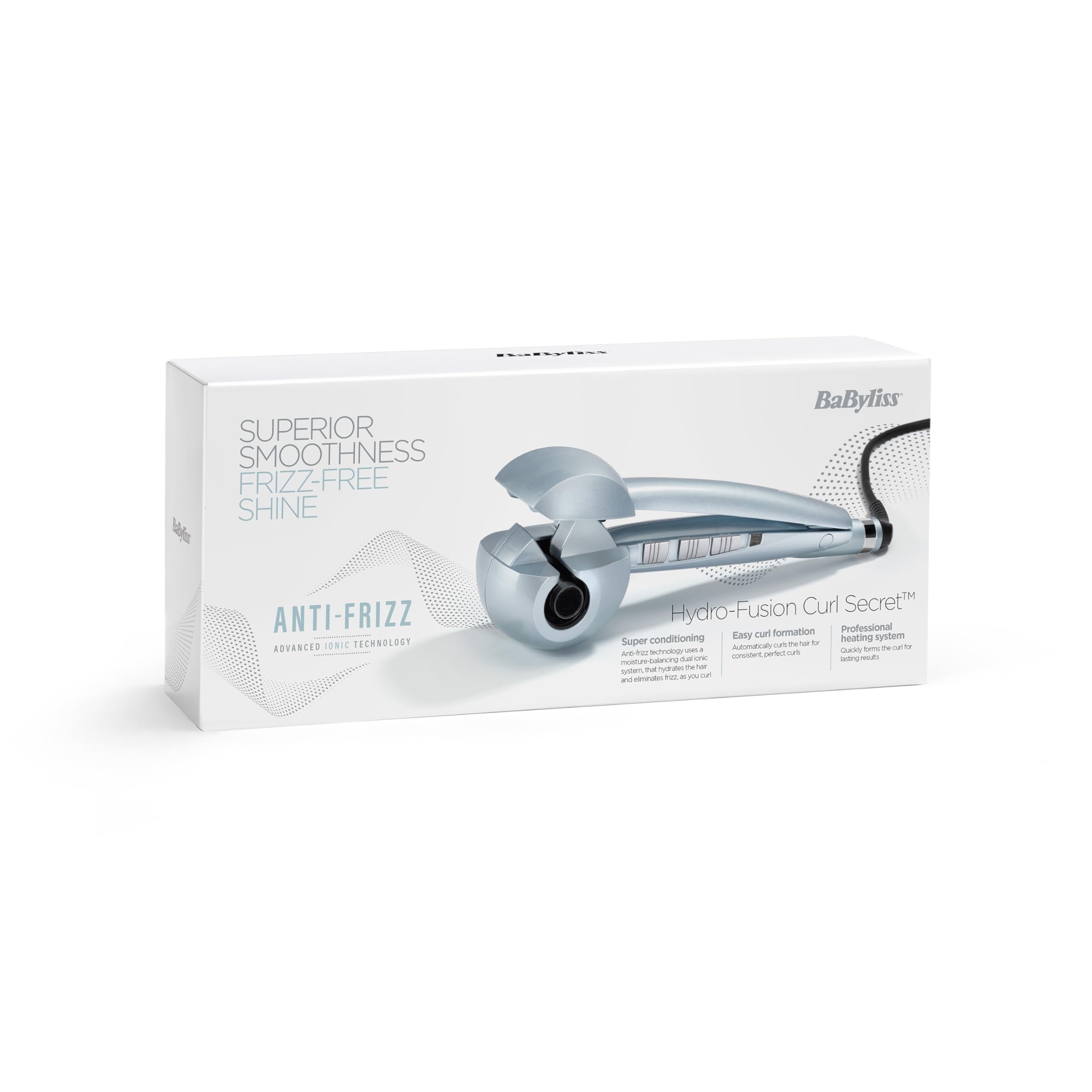 BaByliss Hydro Fusion Anti Frizz Automatic Hair Curler