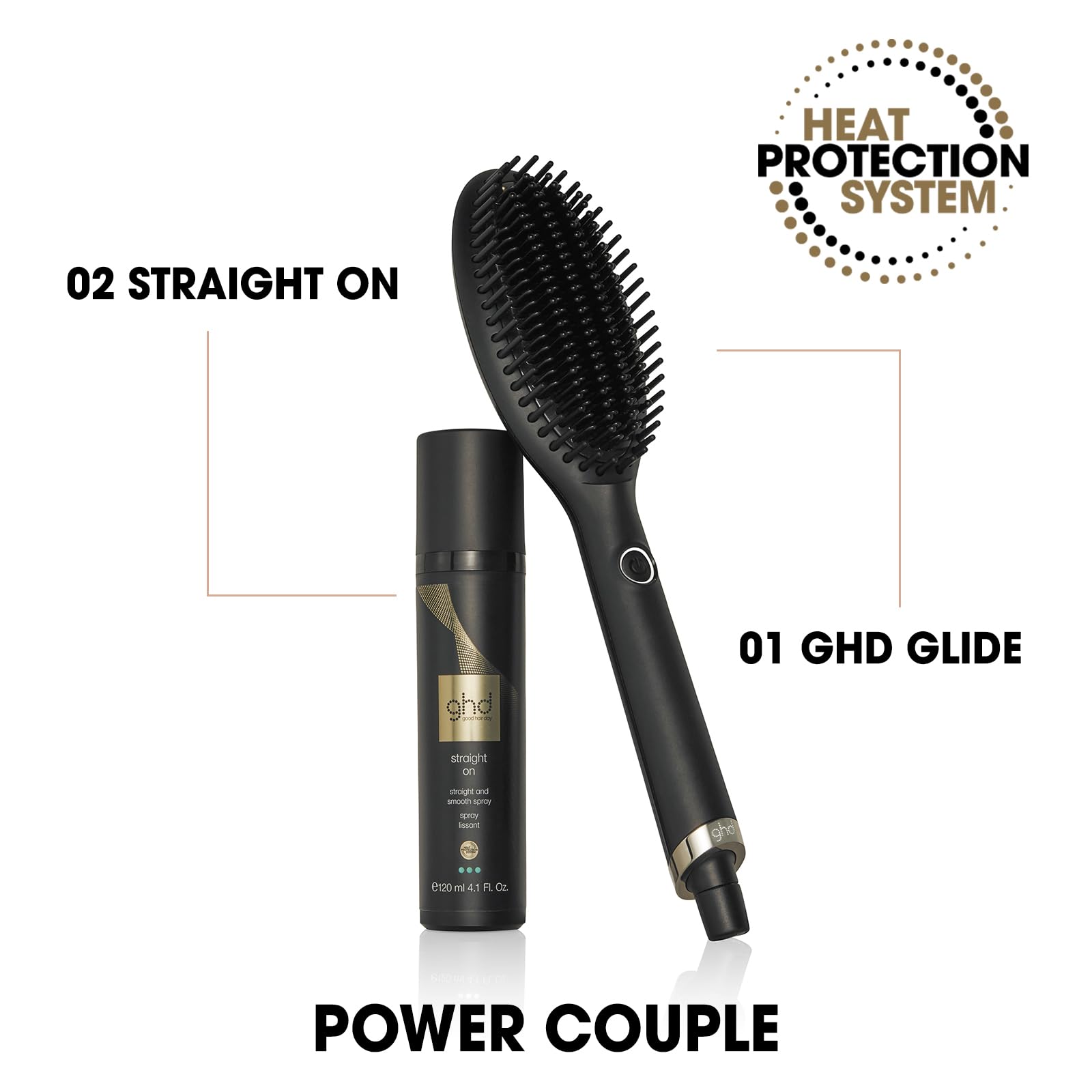 ghd Glide Hot Brush - Ceramic Technology for Smooth Styling